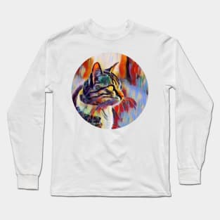 Friendly floppy cat Long Sleeve T-Shirt